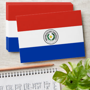 Paraguay flag envelope