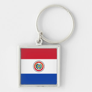Paraguay Flag Keychain