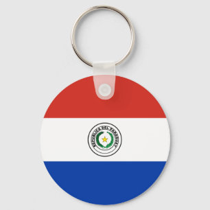 Paraguay Flag Keychain