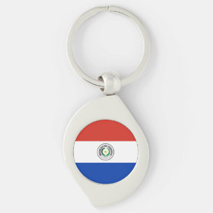 Paraguay Flag Keychain