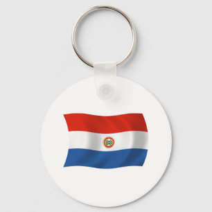 Paraguay Flag Keychain