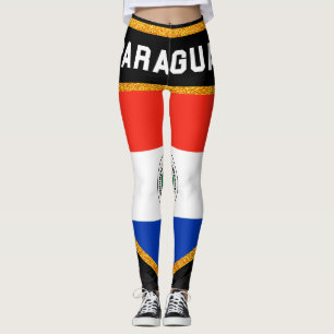 Paraguay Flag Leggings