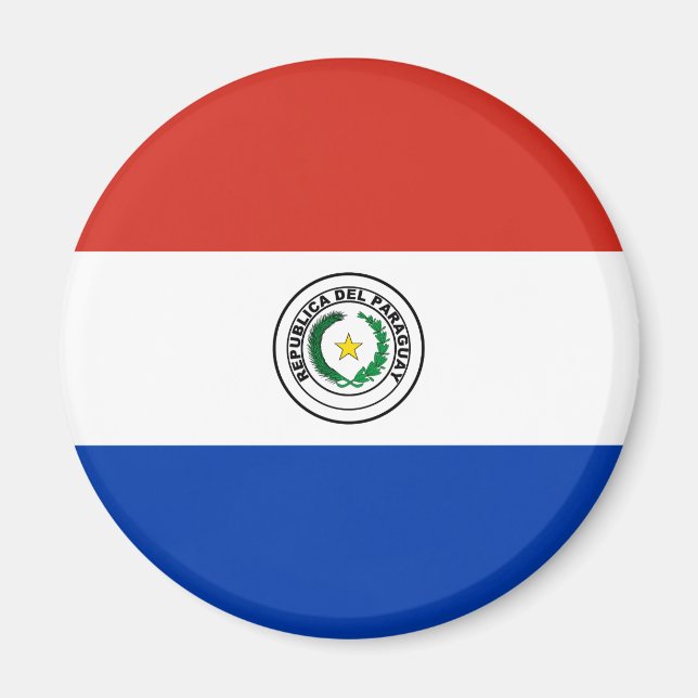 Paraguay Flag Magnet (Front)