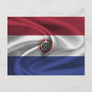 Paraguay Flag Postcard