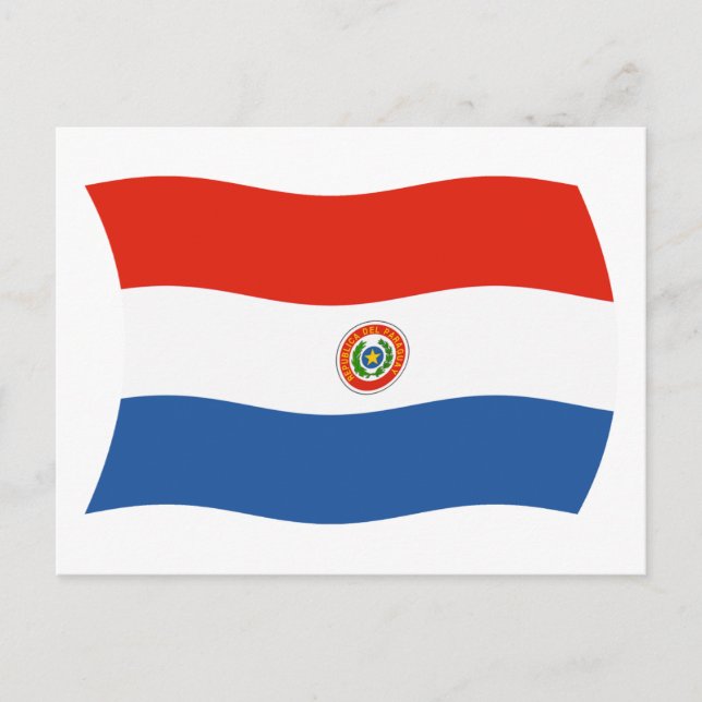 Paraguay Flag Postcard (Front)