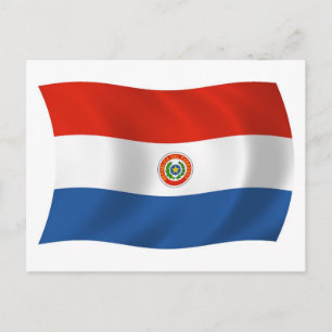 Paraguay Flag Postcard