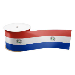 Paraguay Flag Satin Ribbon