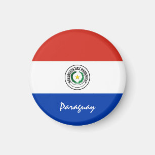 Paraguay flag & South America - travel/sport fans Magnet