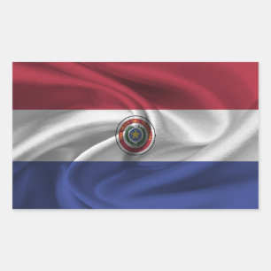 Paraguay Flag Sticker