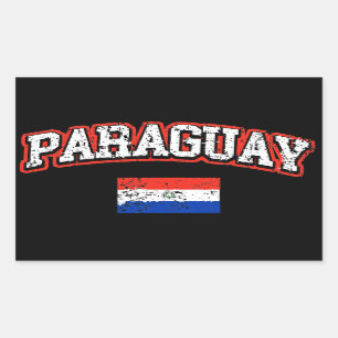 Paraguay  Flag Sticker