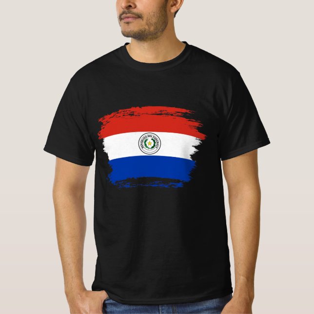 Paraguay flag T-Shirt (Front)