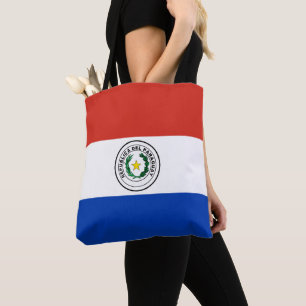 Paraguay flag tote bag