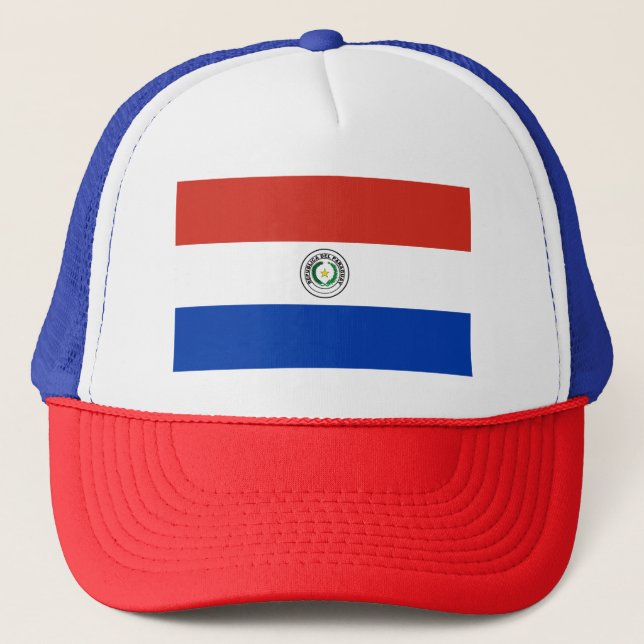 Paraguay Flag Trucker Hat (Front)