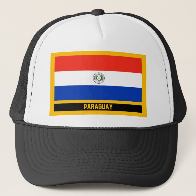 Paraguay Flag Trucker Hat (Front)