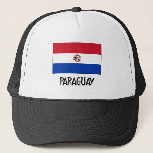 Paraguay Flag Trucker Hat (Front)