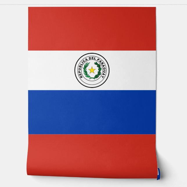 Paraguay flag wallpaper (Unrolling)