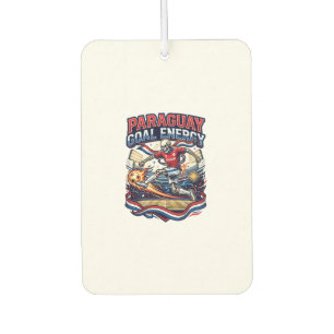 Paraguay Goal Energy Skeleton Striker Nations Bold Air Freshener
