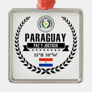 Paraguay Metal Ornament