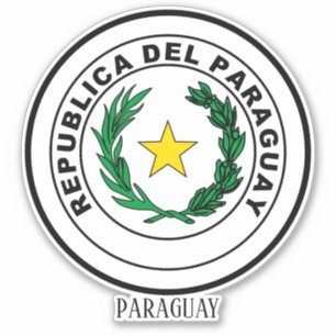 Paraguay National Coat Of Arms Patriotic