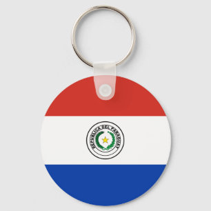 Paraguay (Paraguayan) Flag Keychain