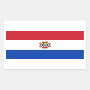 Paraguay/Paraguayan Flag Sticker