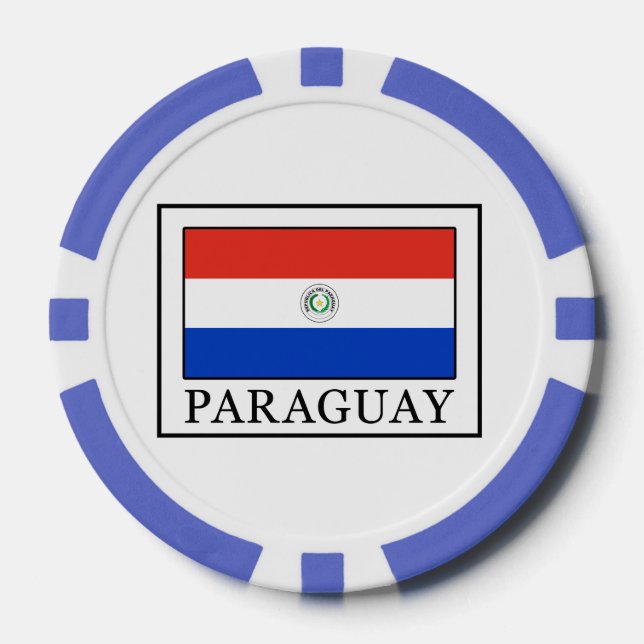 Paraguay Poker Chips (Front)