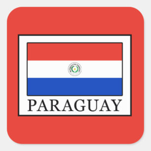 Paraguay Square Sticker