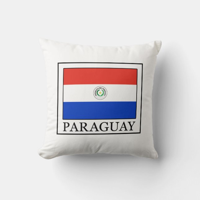 Paraguay Throw Pillow (Front)