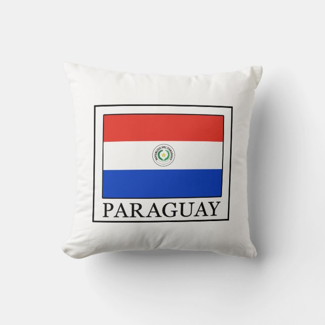 Paraguay Throw Pillow (Front)