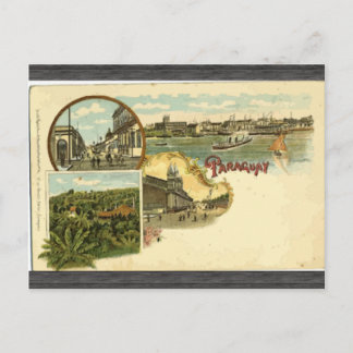 Paraguay, Vintage Postcard