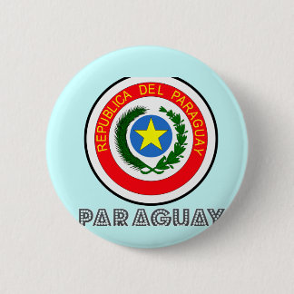 Paraguayan Emblem 2 Inch Round Button
