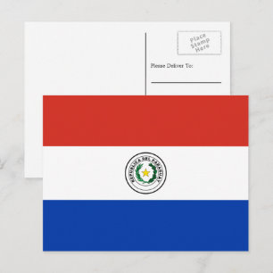 Paraguayan Flag, Flag of Paraguay Postcard