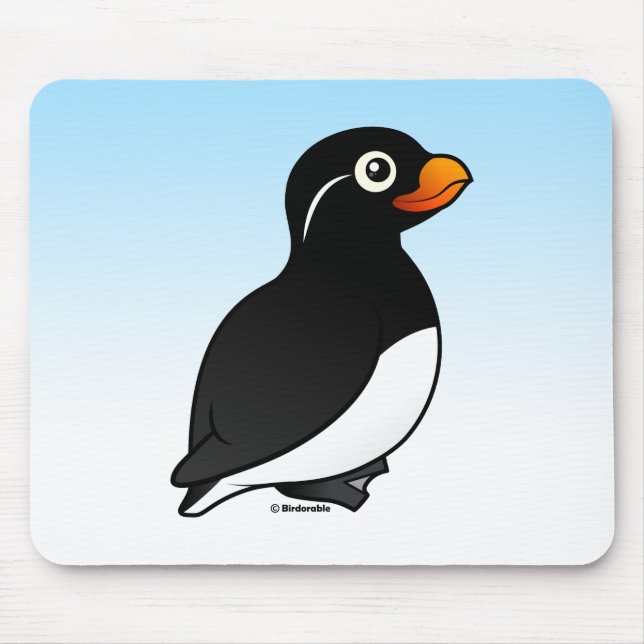 Parakeet Auklet Mouse Pad (Front)