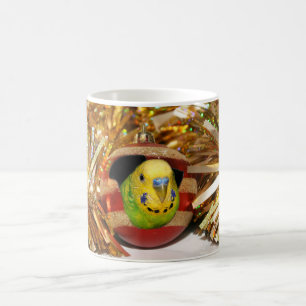 Parakeet Christmas Coffee Mug