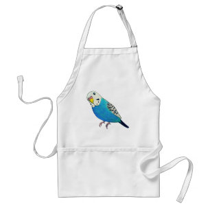 Parakeet Drawing Standard Apron