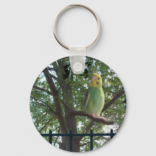 Parakeet Keychain (Front)