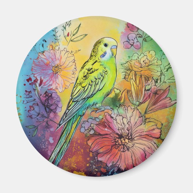 Parakeet Magnet (Front)