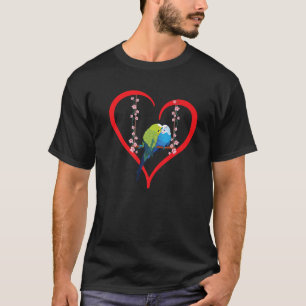 Parakeet Pet Bird Swing Heart, Cockatiel T-Shirt