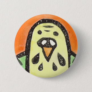 Parakeet Portrait 2 Inch Round Button