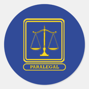Paralegal Classic Round Sticker