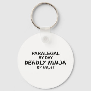Paralegal Deadly Ninja by Night Keychain