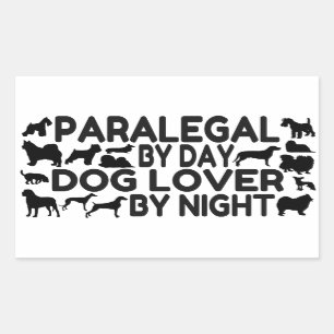 Paralegal Dog Lover Sticker