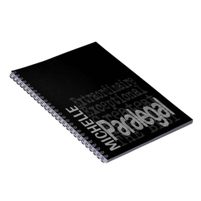Paralegal Extraordinaire CUSTOM Notebook (Right Side)