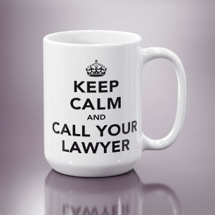 Paralegal Office Humour Keep Calm Joke Coffee Mug