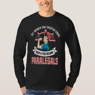 Paralegal Women Law Attorney Legal Assistant Firm T-Shirt