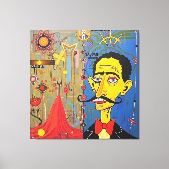 Parallel Personas Canvas Print (Front)