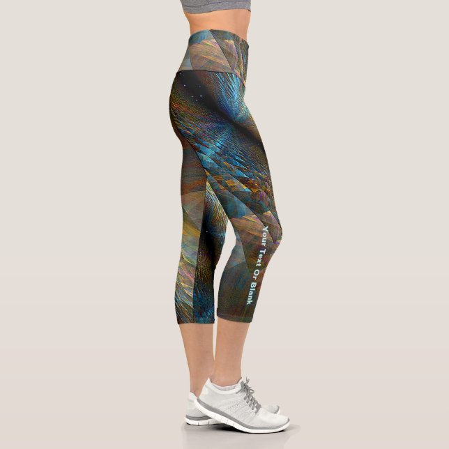 Parallel Planes Capri Leggings (Right)