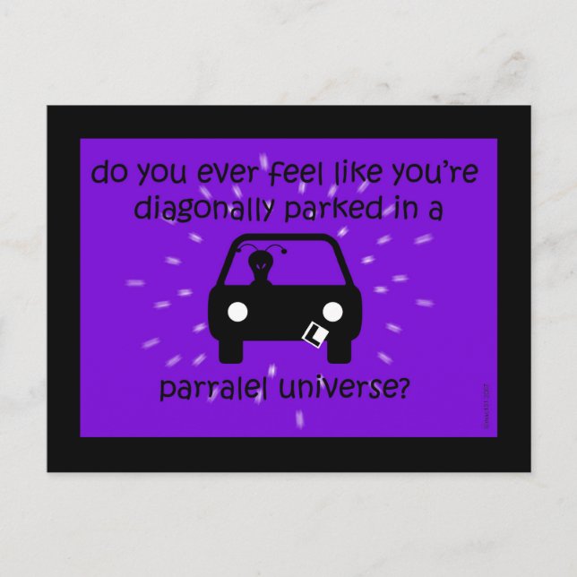parallel universe postcard (Front)