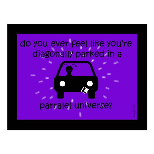 parallel universe postcard