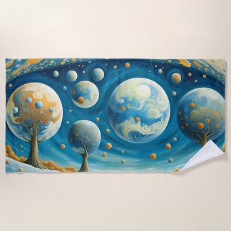Parallel universes beach towel